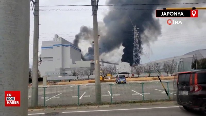 Japonya’daki termik santralde korkutan patlama