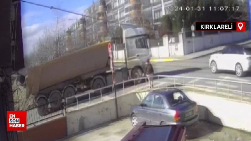 Kırklareli'de kamyonun çarptığı kadın öldü