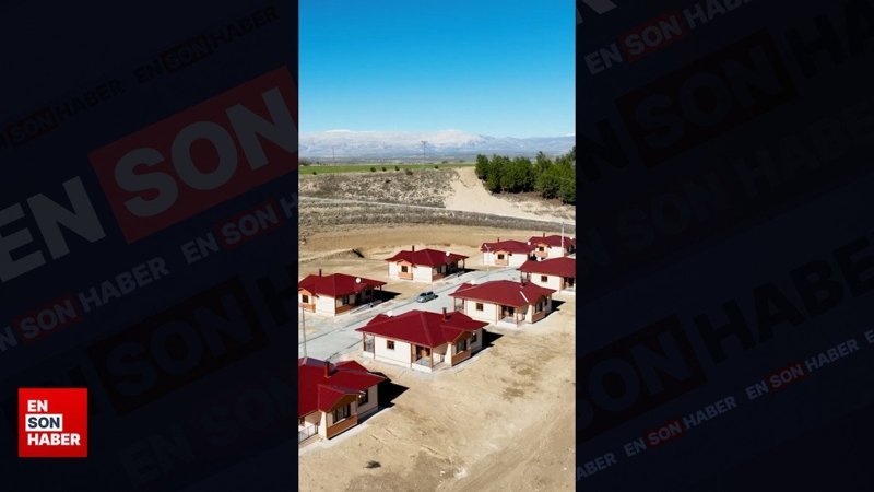 Özhaseki: Deprem bölgesindeki çelik köy evleri 6 Şubat'ta teslim edilecek