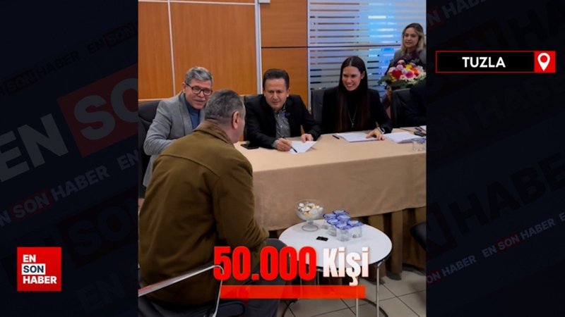 Tuzla'da Randevusuz Halk Günü görüşmeleri 50.000 sayısına ulaştı