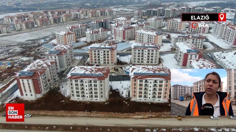 Elazığ'da depremzedeler, yeni evlerine kavuşmaya çok yakın