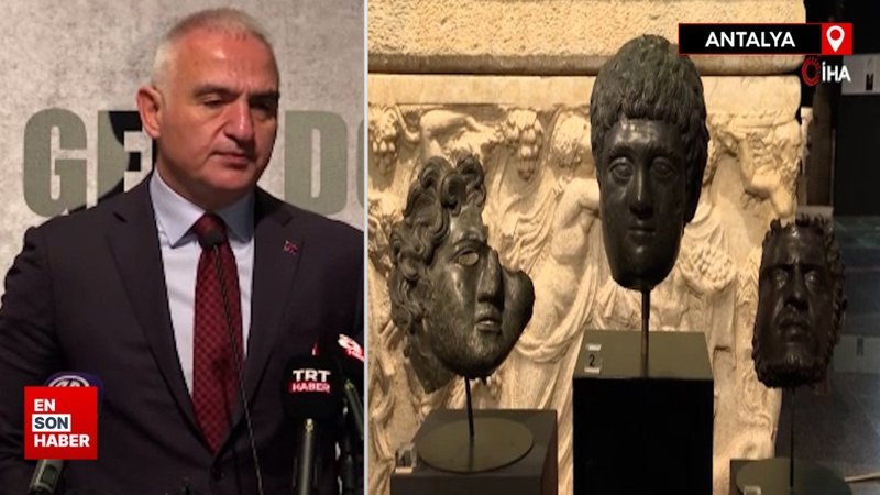 Yurt dışına kaçırılan tarihi eserler yurduna döndü