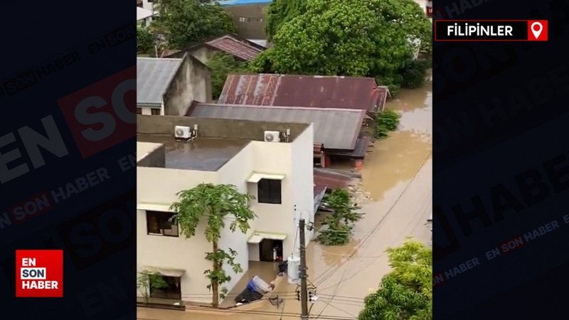 Filipinler'i sel vurdu
