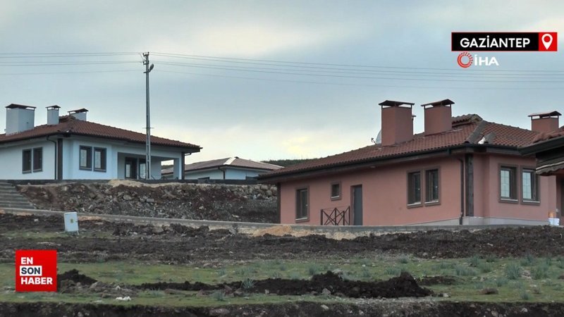 Gaziantep'te villaları aratmayan köyevleri 4 Şubat'ta teslim ediliyor