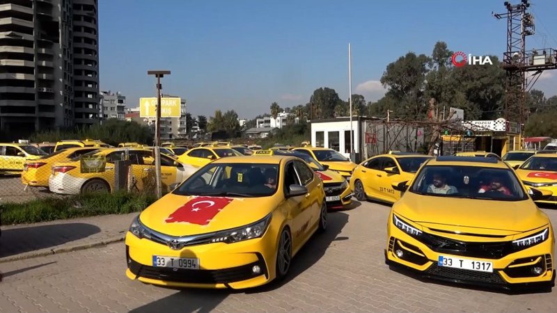 Mersin'de taksiciler Oğuz Erge'yi andı