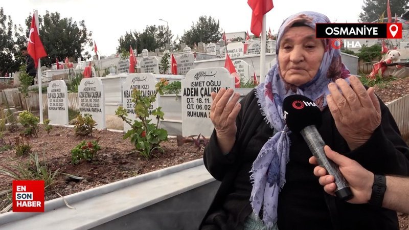 80 yaşındaki anne Kahramanmaraş'ta ailesinden 11 kişiyi kaybetti