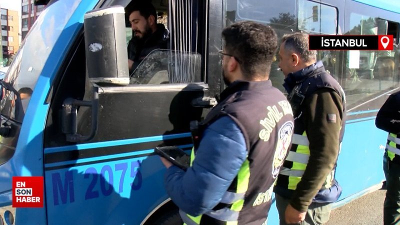 Kadıköy'de polis yolcu gibi bindi; minibüsçülere ceza yağdı