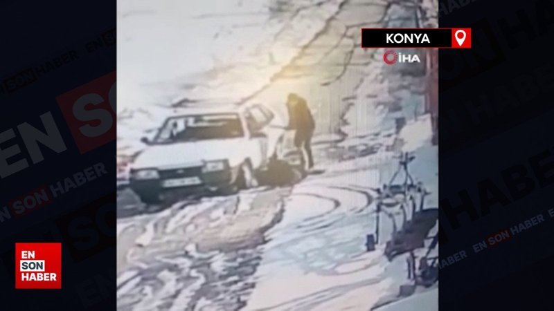 Konya'da çaycının vahşice öldürüldüğü anlar kamerada