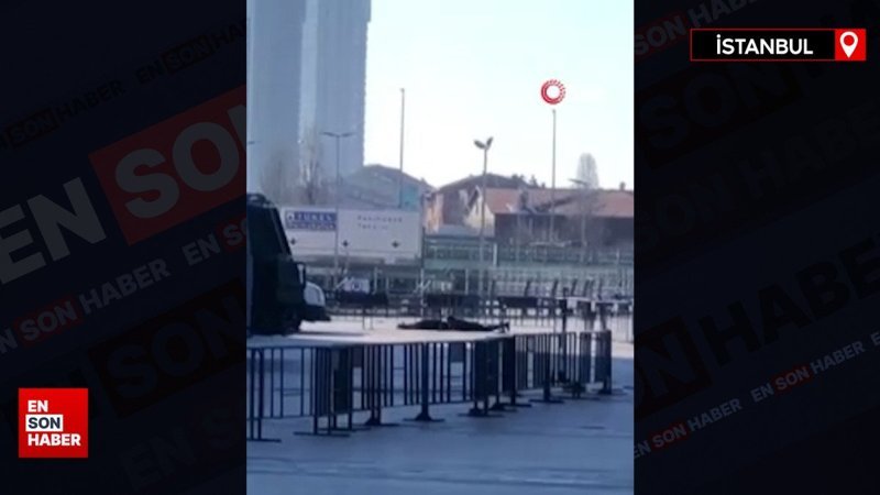 Çağlayan'daki Adalet Sarayı'ndaki saldırı girişimine ilişkin yeni görüntü