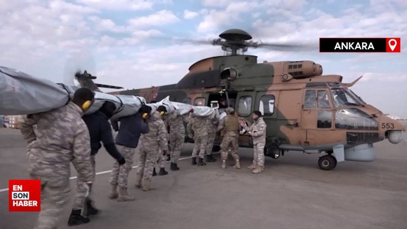 Mehmetçik, 6 Şubat depremlerinde yaraların sarılması için sahadaydı