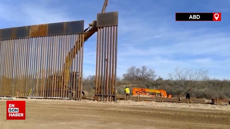 Teksas'ta kaçak geçişlere karşı duvar inşa ediliyor