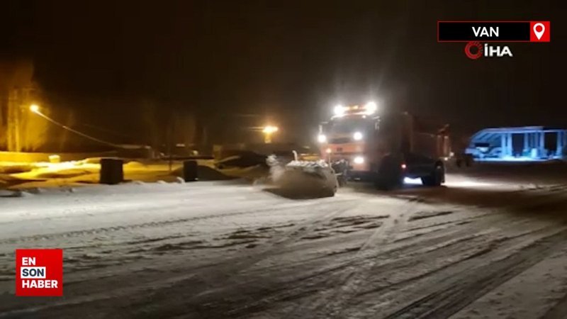 Van'da 264 yerleşim yerinin yolu ulaşıma kapandı
