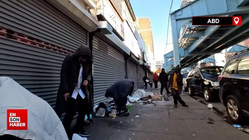 ABD sokaklarında zombi filmlerini aratmayan görüntüler