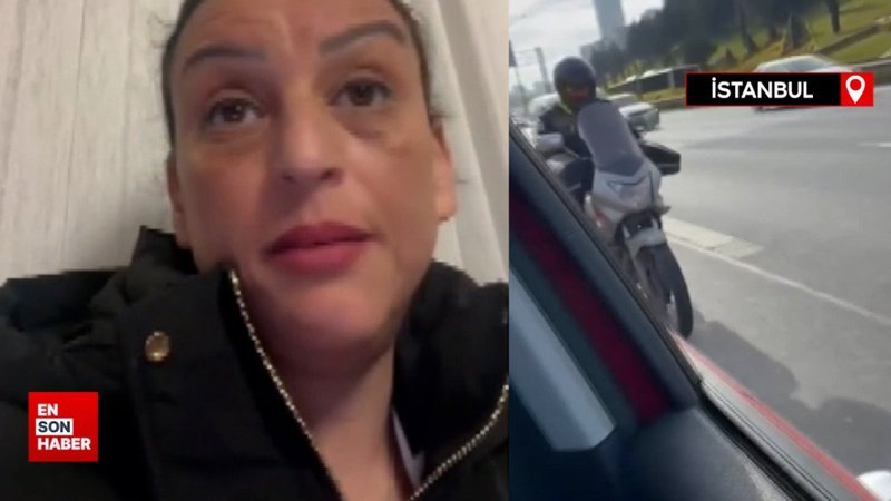 Ataşehir'de otomobili tekmelenen sürücü o anları anlattı