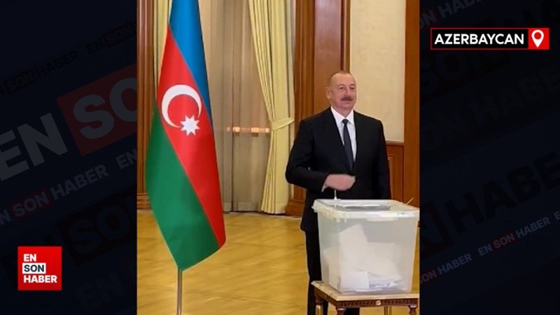 Azerbaycan halkı bugün sandık başında: İlham Aliyev oyunu kullandı