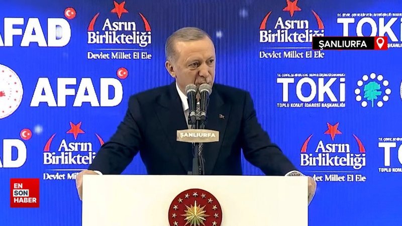 Cumhurbaşkanı Erdoğan Şanlıurfa'da: Birileri şov biz derman peşindeydik