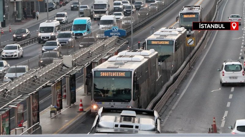 İBB mağduriyeti devam ediyor: Beşyol metrobüs durağı 45 gün kapalı olacak