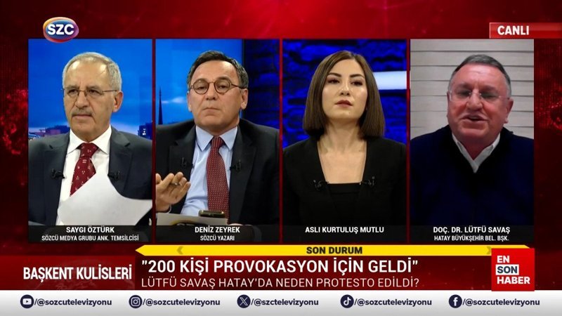 Deniz Zeyrek ile Lütfü Savaş arasında gergin anlar