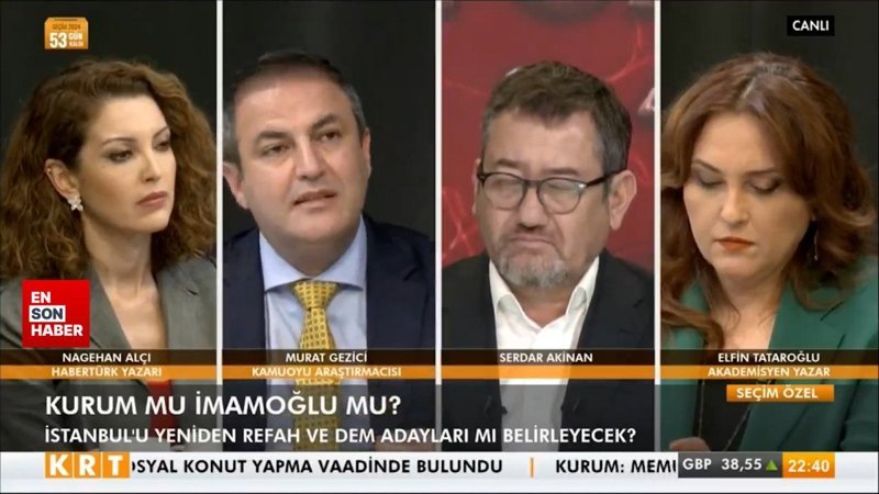 Murat Gezici'den canlı yayında Murat Kurum'a övgüler