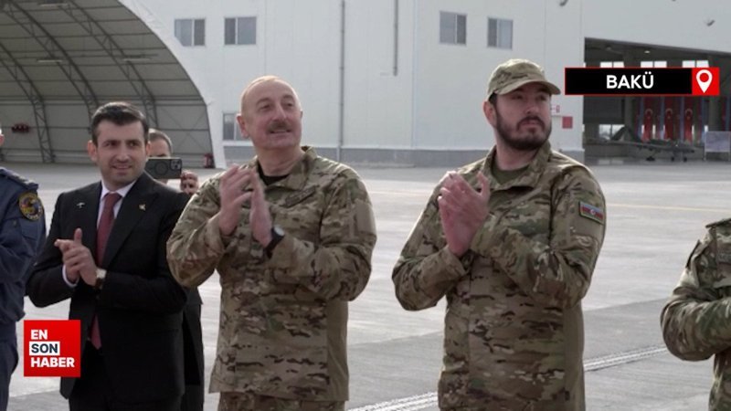 Aliyev, Azerbaycan'ın aldığı Akıncı TİHA'ların uçuşunu Selçuk Bayraktar ile izledi