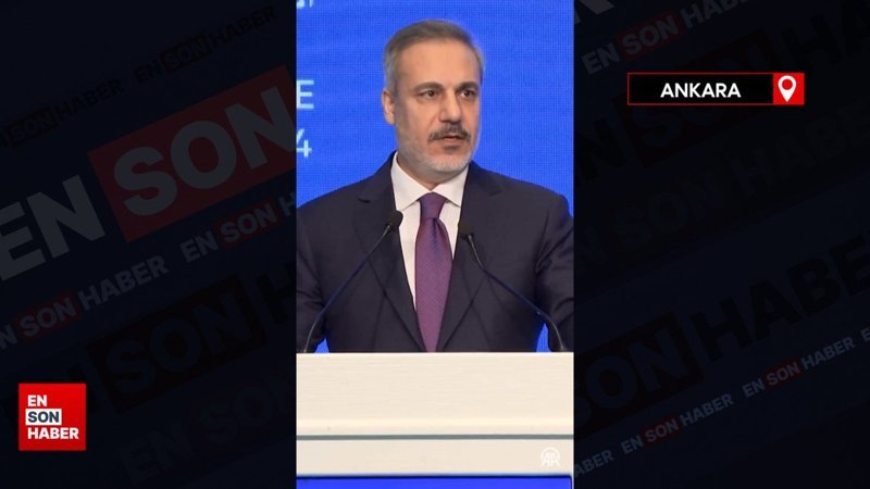 Hakan Fidan: Soykırıma ortak olmak, dünyadaki düzeni sarsan bir gelişmedir