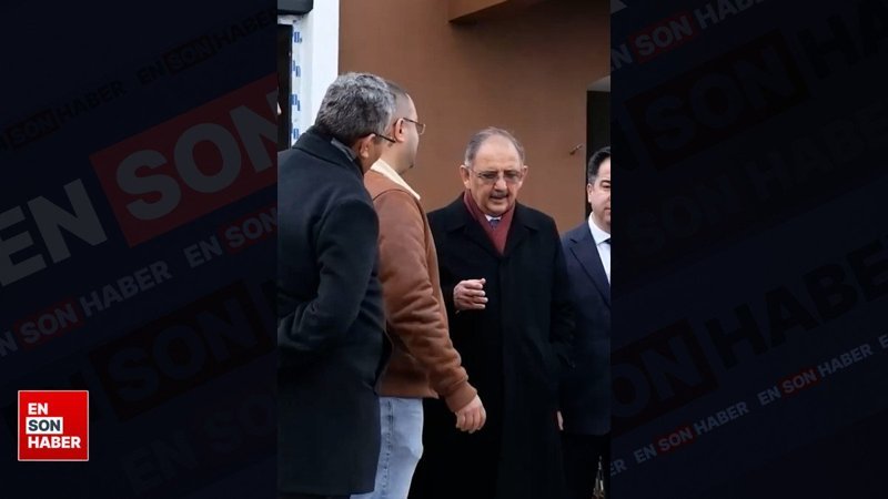 Mehmet Özhaseki'den Yerinde Dönüşüm'le yapılan eve ziyaret