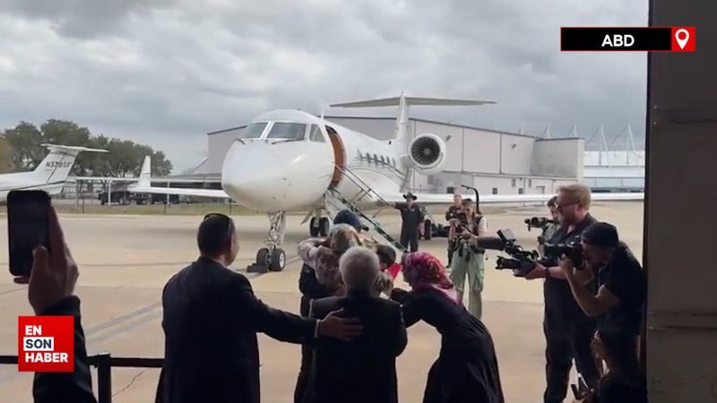 Alper Gezeravcı'nın ailesi ile buluşma anı