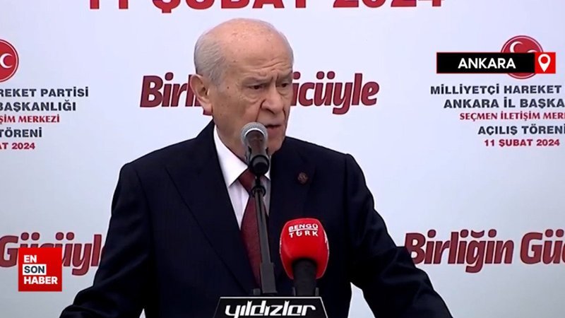 Devlet Bahçeli: CHP ile DEM'in ayrı aday çıkarması sinsi bir oyun