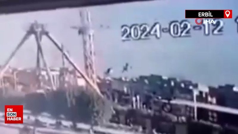 Irak’ta lunaparkta dönen salıncak yere çakıldı