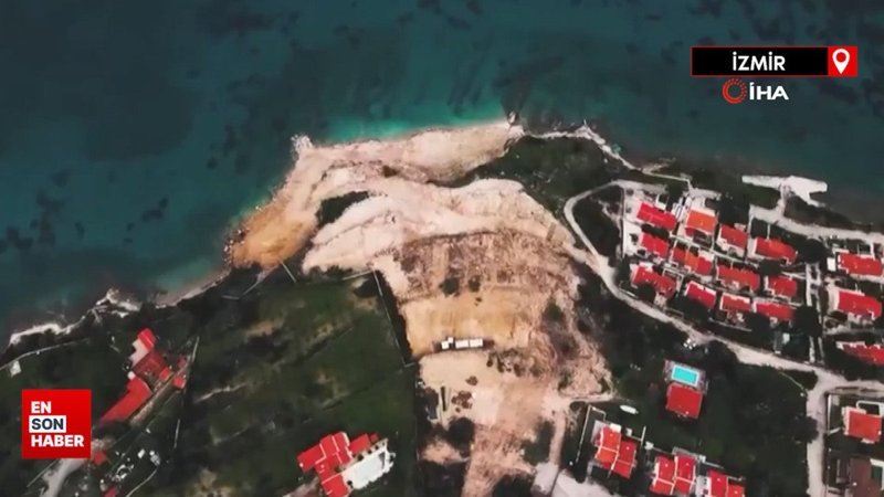 Çeşme Ayayorgi Koyu’nda hazine arazisinde kaçak inşaat
