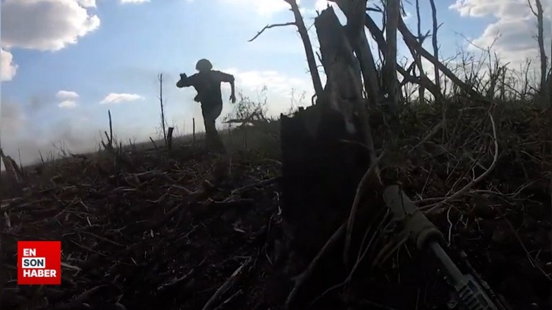 Rus asker, yanlışlıkla Ukrayna siperine girdi