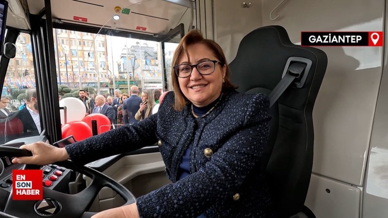 Türkiye'nin ilk hidrojenli otobüsü Gaziantep yollarında