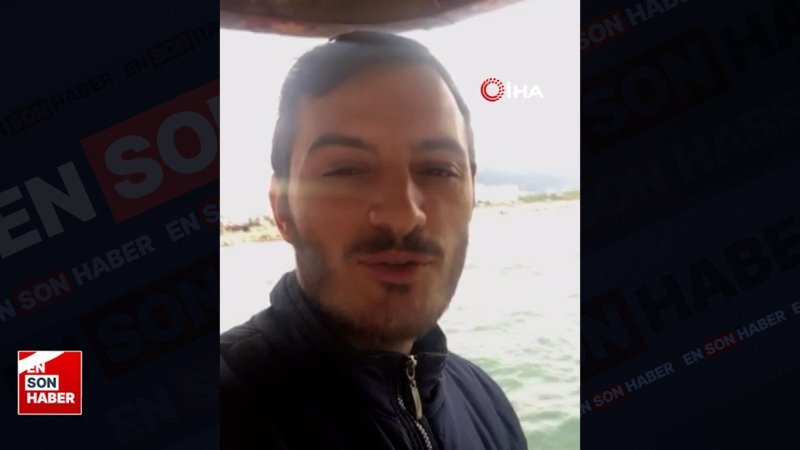 Bursa'da batan gemide çalışan mürettebatın son görüntüleri