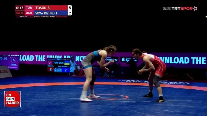 Milli güreşçi Buse Tosun Çavuşoğlu Avrupa Şampiyonu