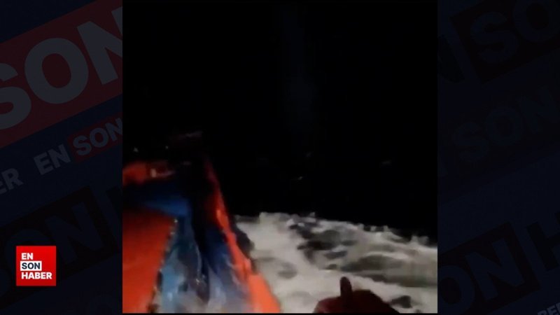Marmara Denizi’nde batan gemideki mürettebatın gemi batmadan önce son görüntüleri