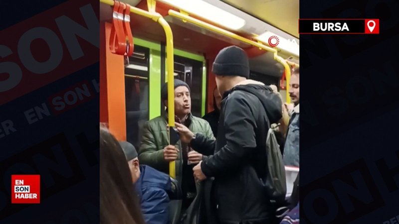 Bursa'da müzik çalan gençler ile vatandaş arasında kavga çıktı