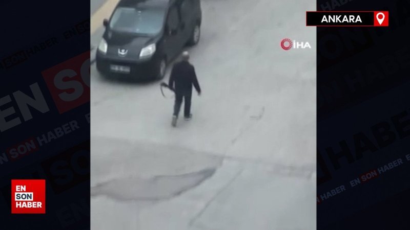 Ankara'da pompalı tüfekle etrafa dehşet saçtı