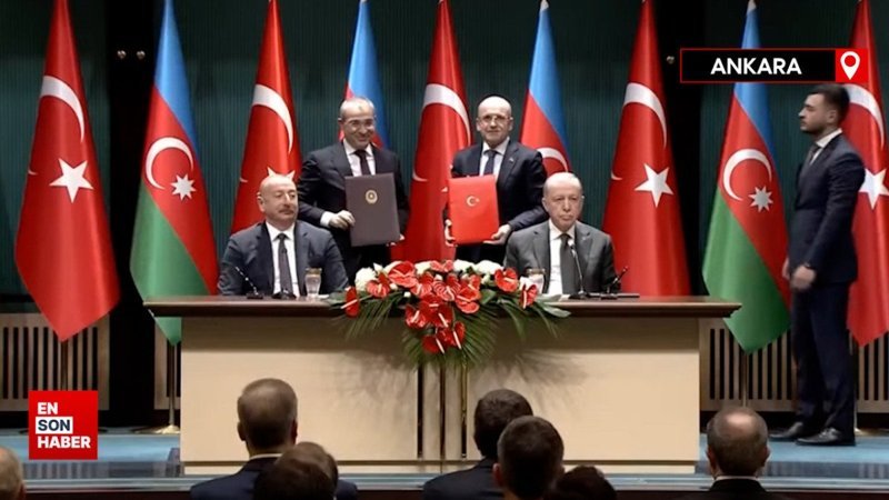 Türkiye ile Azerbaycan arasında 3 anlaşma imzalandı