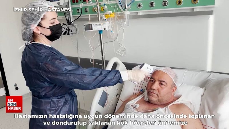 Bir ay önce açılan İzmir Şehir Hastanesinde ilk kemik iliği nakli yapıldı