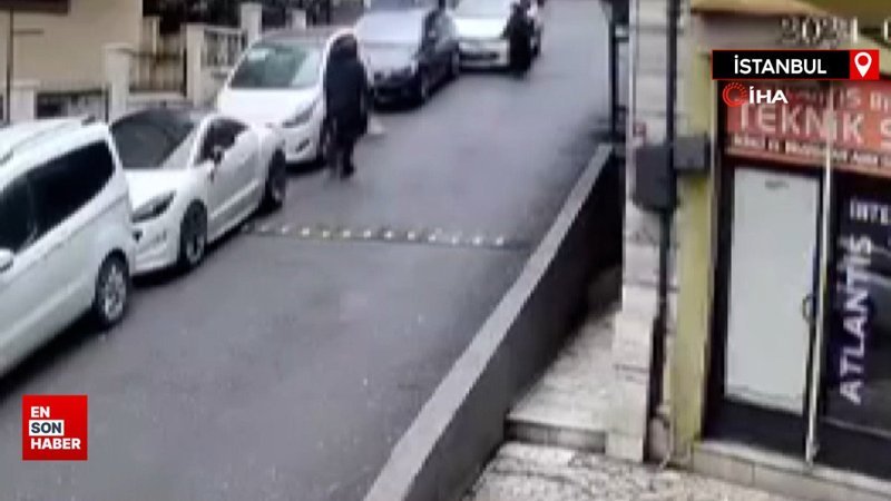 Eyüpsultan'da feci kaza kamerada
