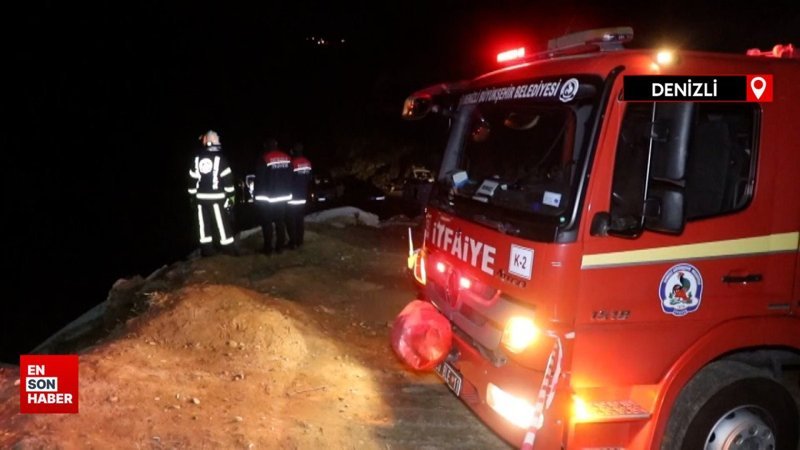 Denizli'de şarampole uçan minibüsteki anne ile oğlunu ölüm ayırdı