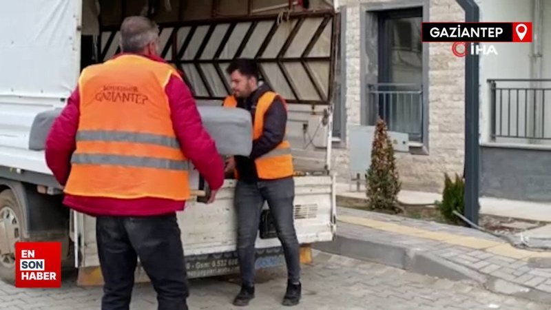 İslahiye'deki depremzedeler kalıcı konutlara yerleşmeye başladı