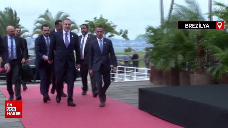 Hakan Fidan’dan, G20 Dışişleri Bakanları Toplantısı’na katıldı