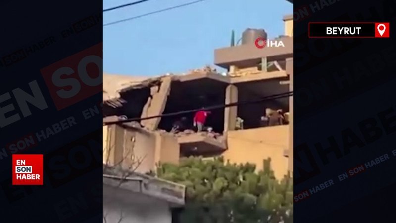 İsrail, Lübnan’da bir apartmanı vurdu