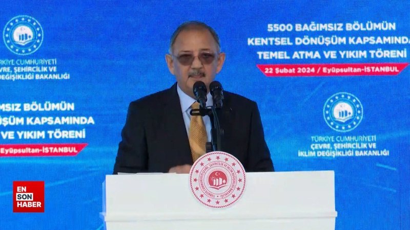Mehmet Özhaseki: İstanbul'un dönüşümü için bizim bütçemiz tam 485 milyar lira