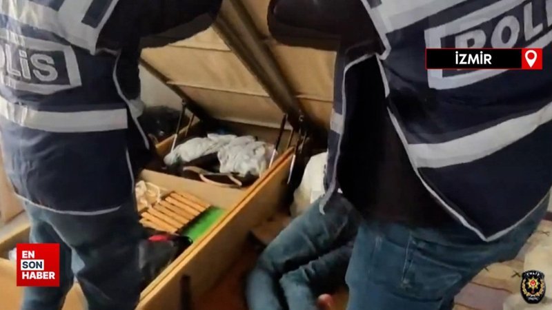 İzmir'de amcasını öldüren yeğen bazanın içinde yakalandı