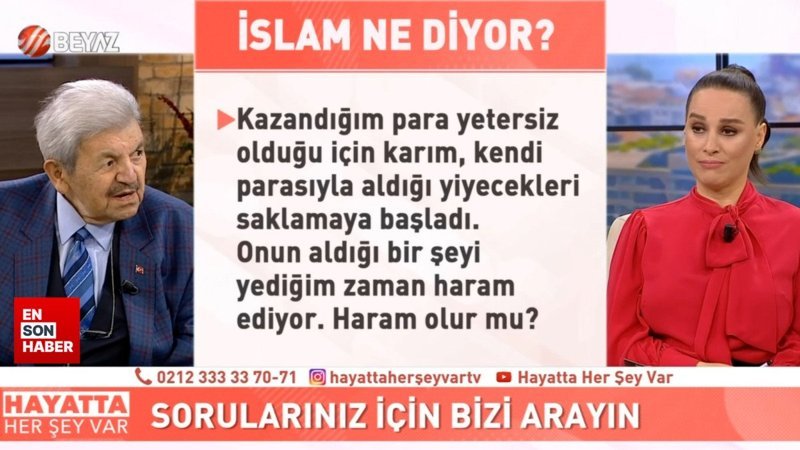 Karım aldığı yiyecekleri bana haram ediyor - Nur Viral'le Hayatta Her Şey Var