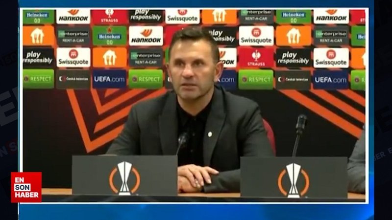 Okan Buruk'tan Çek basın mensuplarına tepki: Sizi çıkaralım, siz konuşun