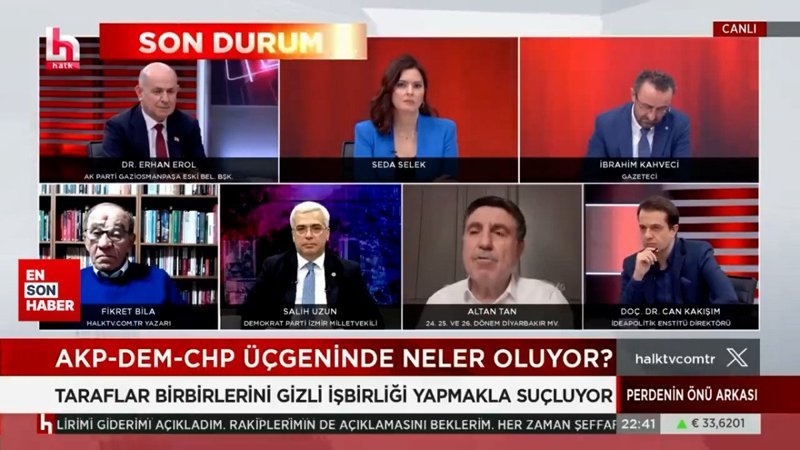 Altan Tan: DEM'e ve Kandil'e hakim olan kanat İmamoğlu'nu destekliyor