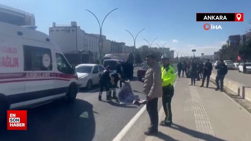 Ankara'da yaya geçidini kullanmadı, canından oldu